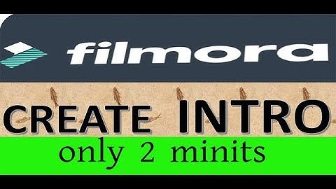 Filmora  create INTRO ( Edit with Filmore) Bangla Tutorial by gmostafa!