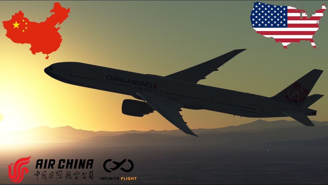 Infinite Flight Beijing (PEK) to New York (JFK) China Airlines Boeing 777300ER YouTube