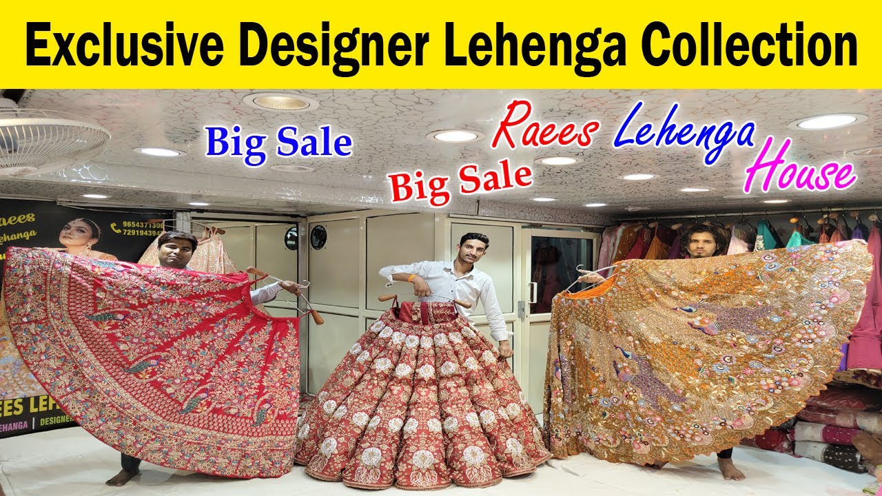 Exclusive Designer Lehenga Collection | Raees Lehenga House Chandni Chowk Big Sale