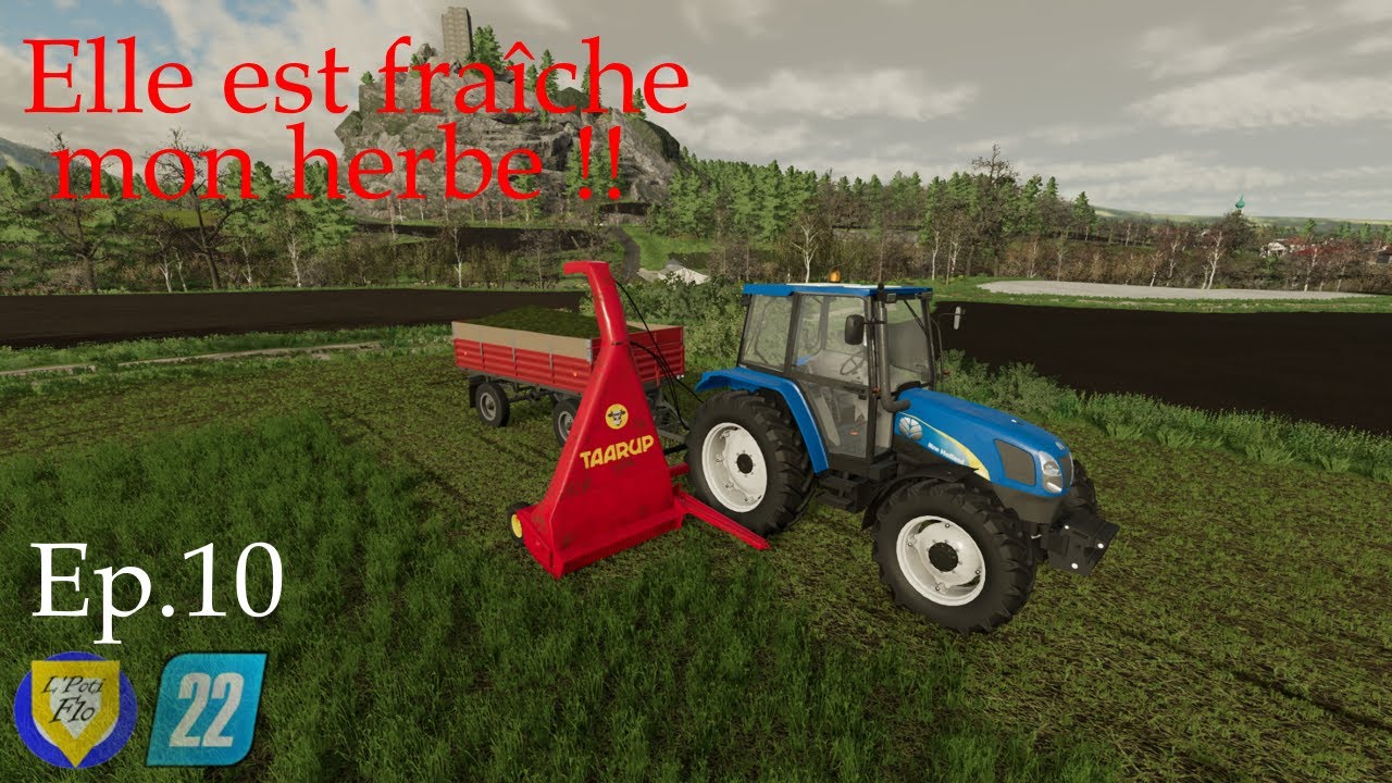 La Ferme Réaliste / Fauche des prairies / Herbe fraîche / Ep 10 - YouTube