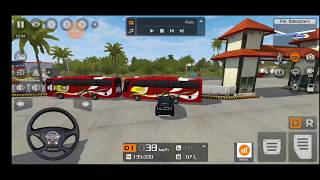 Beautiful car driving direction l Bus simulator Indonesia screenshot 4