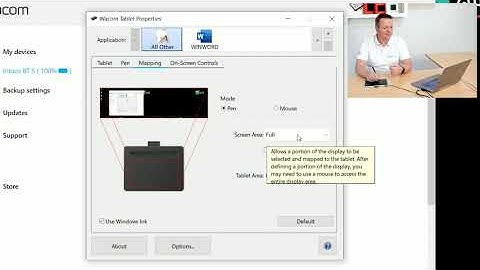 How to adjust the mapping of your Wacom tablet on PC with Guido