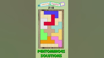 Not an image. #218 (Solution SETUP) Pentominoes Math Puzzle #mathchallenge #Shorts #puzzlegame