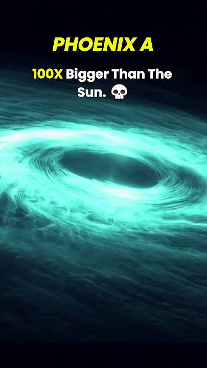 The Biggest Black Hole Ever? PHOENIX A vs TON 618! 🌌 #space #earth #ton618