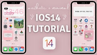 HOW TO CUSTOMIZE YOUR IPHONE WITH IOS14 TIPS/TRICKS | aesthetic + minimal design