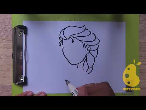 How to draw Queen Elsa ( Step by step )