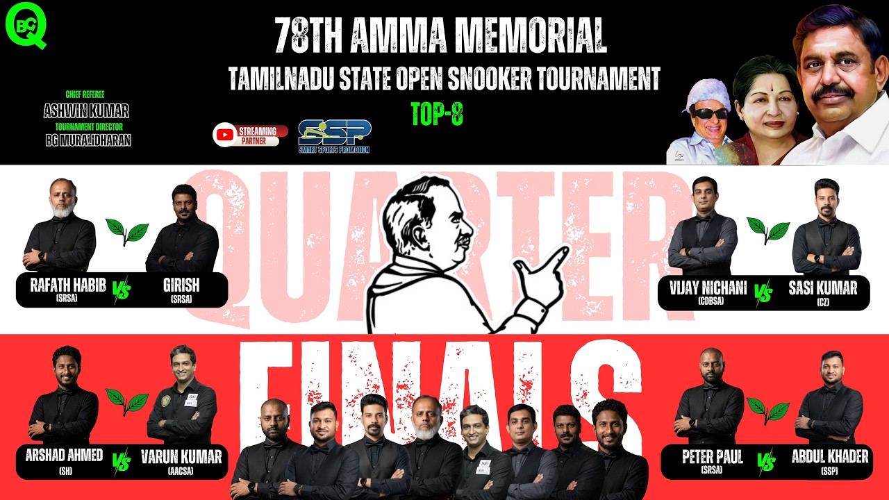 Vijay Nichani (CDBSA) Vs Sasi Kumar (CZ) - T-1 QUATER FINALS