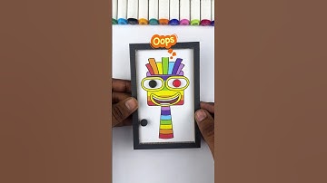 Sprunki OC Seven Numberblocks Phase 2 Pinball Cardboard Puzzle game #sprunki #incredibox #trend