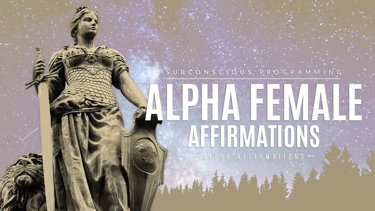 Alpha Female Affirmations, Female Voice / Victory, Goddess Athena / Confidence, Success