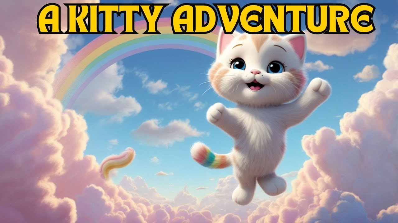 Fun Playful on A Kitty Adventure Song!" |Nursery Rhymes | AI cat Kids Song | A Fun Kitty Song