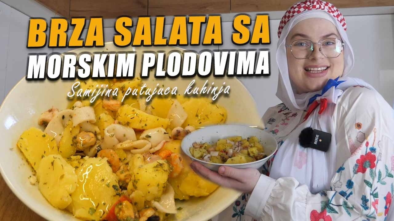 KROMPIR SALATA SA MORSKIM PLODOVIMA - za one koji vole nešto drugačije