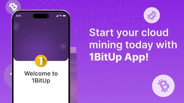 1BitUp iOS App — The Easiest Way to Start Cloud Mining on Your Phone!