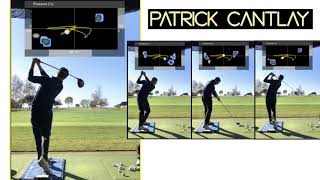 Celebrity Patrick Cantlay Golf Swing - Foot Pressure Mat - Driver Net Worth