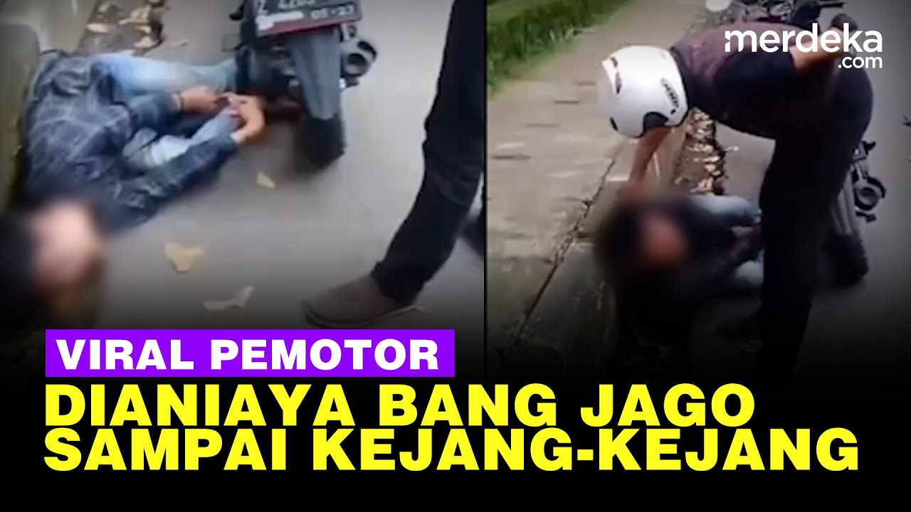 Viral Bang Jago Hajar Pemotor hingga Kejang di Cimahi, Pelaku Diburu Polisi