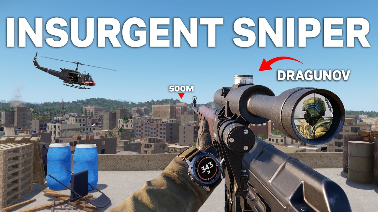 Defending a City Under Siege as a SNIPER! - ARMA Reforger
