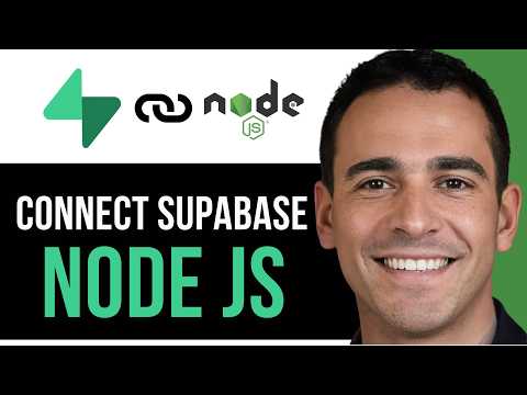 How To Connect Supabase To Node JS | Step By Step Tutorial!