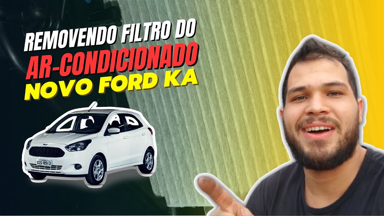Localização e Como TROCAR o FILTRO do AR CONDICIONADO Novo Ford KA / Atualizadl