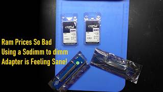 Its gotten so bad, Using Sodimm DDR5 Adapters, looks Worth it!