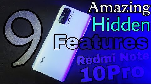 Redmi Note 10pro 9 hidden features miui14 | Top hidden features on miui 14 | Redmi note 10pro hidden