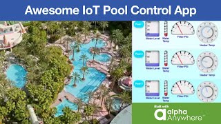 Amazing Pool Control App made with Alpha Anywhere and IoT Integration screenshot 4
