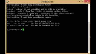 How to change TimeZone in linux via terminal, Ubuntu 12.04