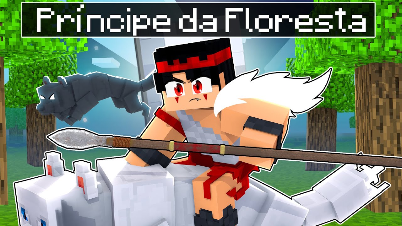 P3DRU é o PRÍNCIPE DA FLORESTA no Minecraft