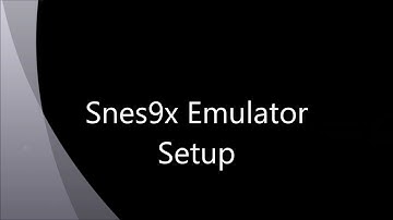 Snes9x emulator setup version 1.54.1