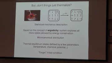 JQI Seminar November 5 2018 Dmitry Abanin