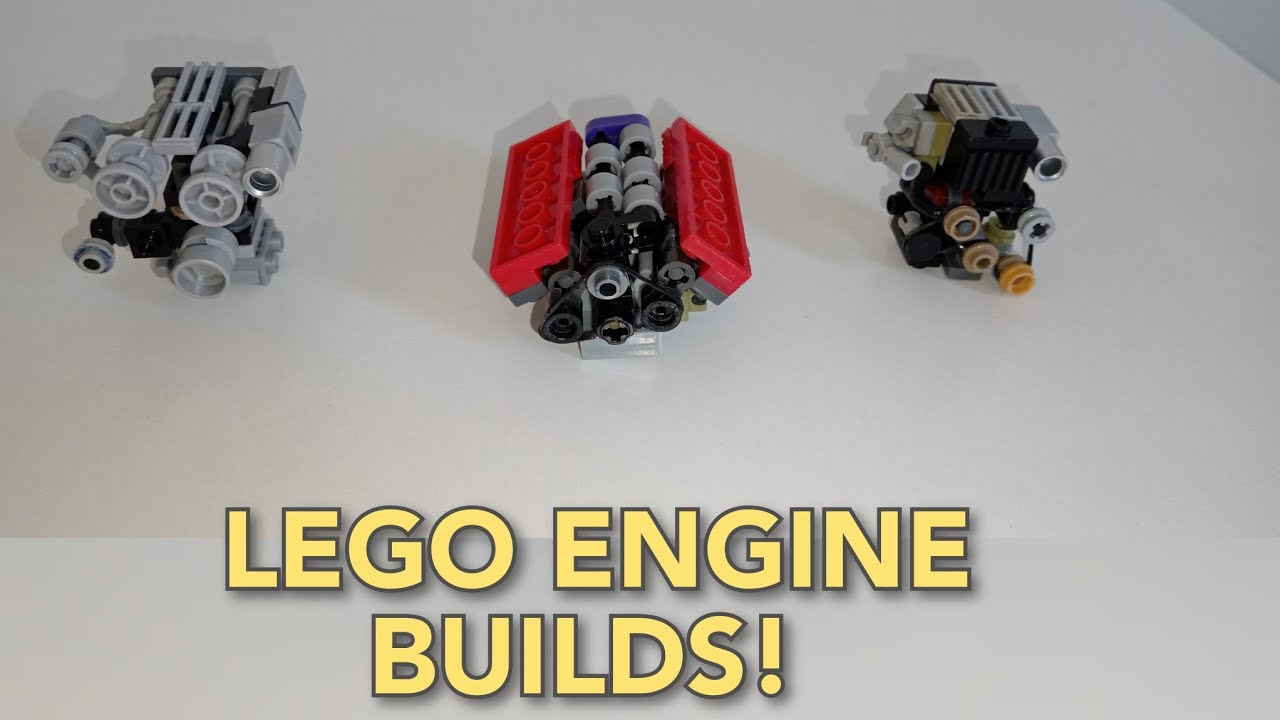 3 LEGO Engines You Can Build Now! FULL TUTORIAL - YouTube