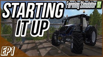 Setting Up For The LOGGING | Emerald Valley Logging EP1 | Farming Simulator 17!