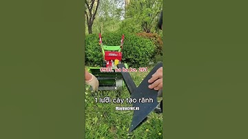 Máy xới đất đa năng kết hợp cắt cỏ trục băm #vinmax
