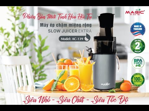 Video Review Máy ép chậm miệng rộng Thế hệ mới Magic Eco... - youtube