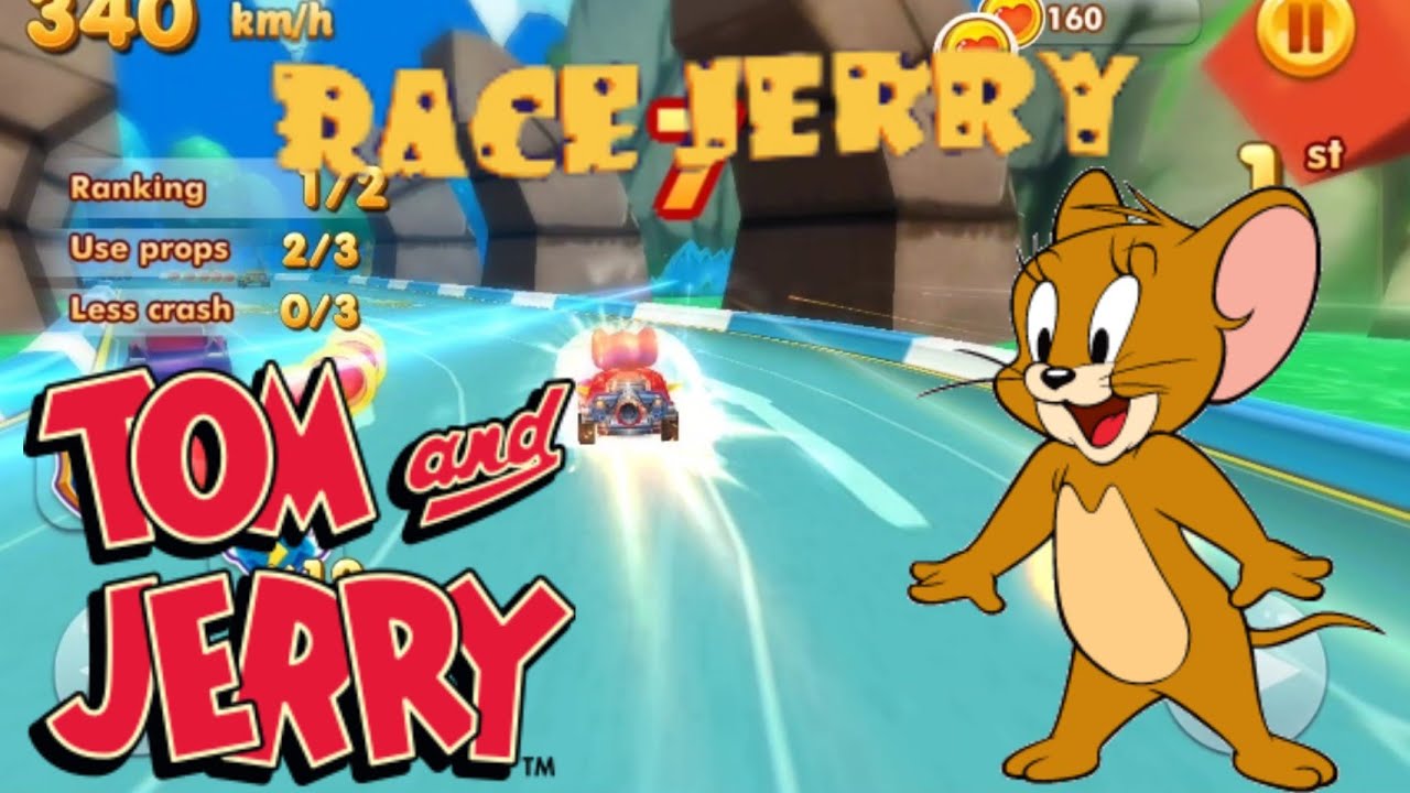 Tom and Jerry game - Race Jerry Speed Racing Game | Car games for kids ...