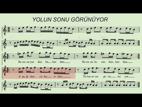 YOLUN SONU GÖRÜNÜYOR SOLFEJ