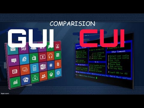 CUI & GUI : DIFFERENCES