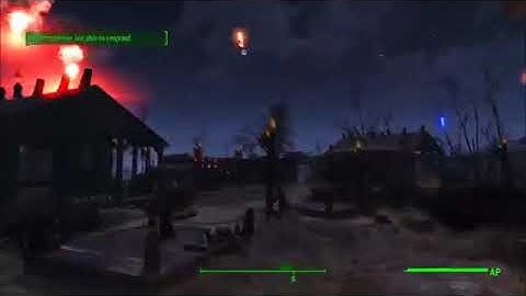 Fallout 4 Huge Firework Show For Forth Of July!