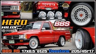 รีวิวToyota HiluxHero 4ขอ ล้อBBS RS 17x8.5 et25 5รู100/114 งานEmotionR ยางDeestone 205/45r17