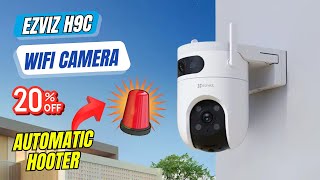 Ezviz h9c Smart Home Camera | Ezviz H9c 2K+2K (3MP+3MP) Dual-Lens Pan & Tilt Wi-Fi Security Camera