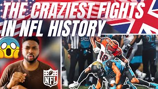 🇬🇧BRIT Reacts To THE CRAZIEST FIGHTS IN NFL HISTORY!