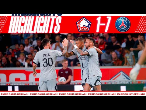 HIGHLIGHTS | Lille 1-7 PSG | MBAPPÉ, MESSI, HAKIMI, NEYMAR JR ⚽️