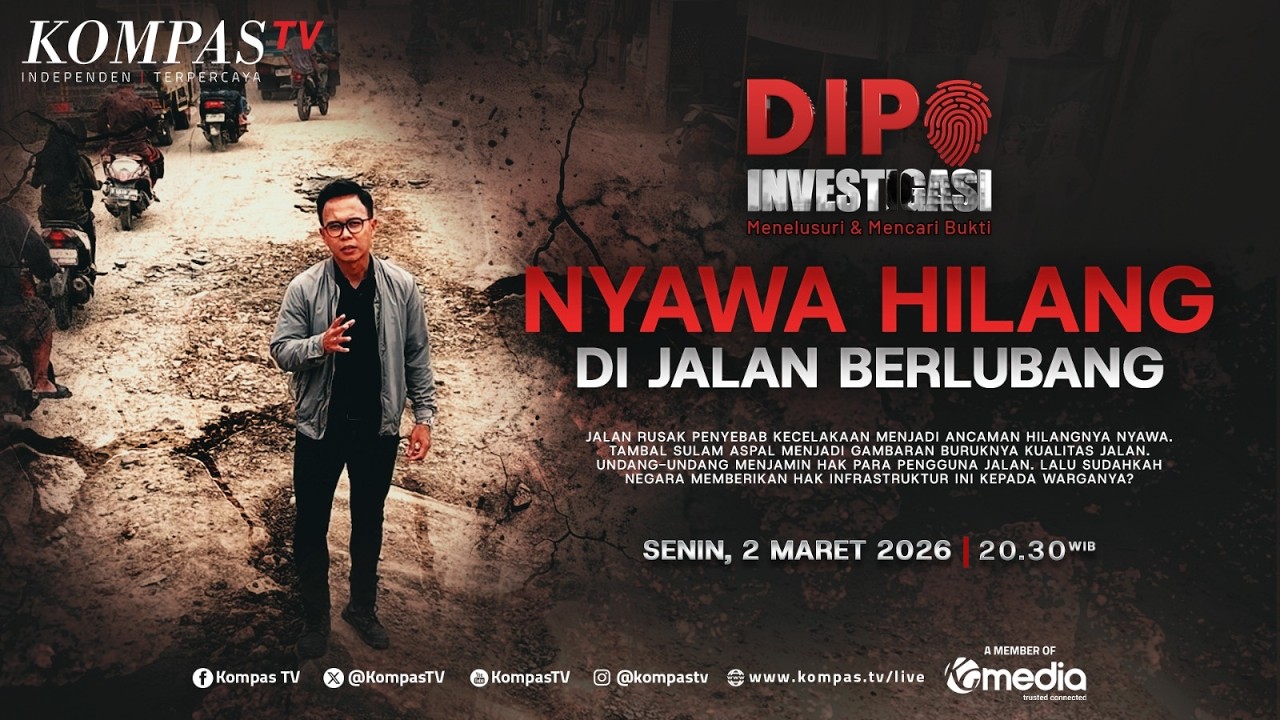 LIVE - Nyawa Hilang di Jalan Berlubang | DIPO INVESTIGASI