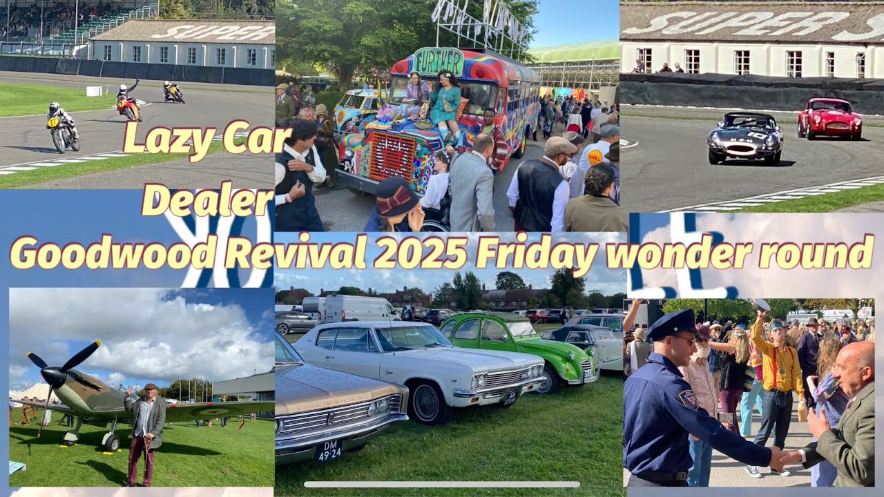 Goodwood revival 2025 Friday  walk round 