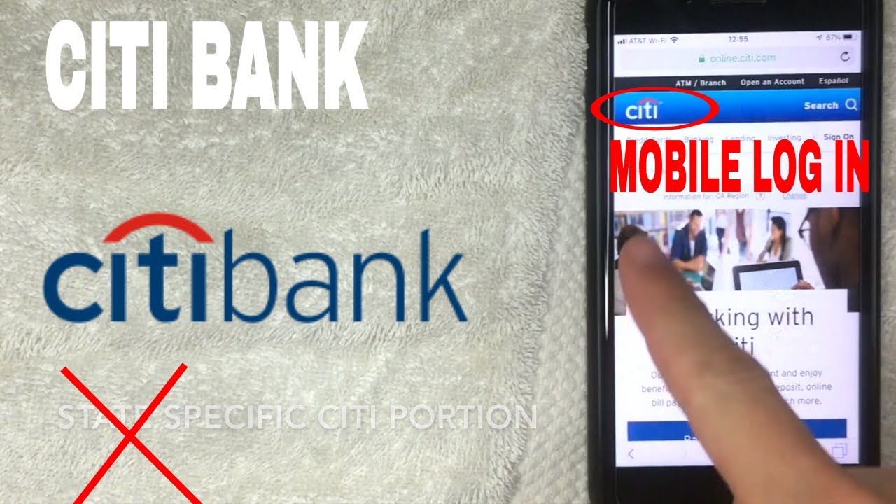 How To Register Log In Find Password Account CITI Bank Mobile site 🔴