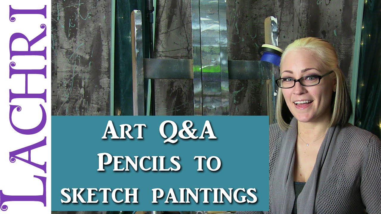 ⁣Art Q&A - types of pencils for painting sketches w/ Lachri