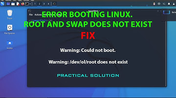 LINUX ERROR FIX: Warning: /dev/ol/swap does not exist