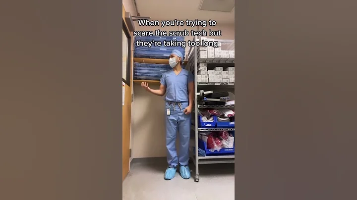 Still trying to scare the scrub tech 😅#doctor#nursing #scrubtech #anesthesia #surgeon #surgery