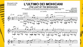 Video voorbeeld van "L’ULTIMO DEI MOHICANI (Trevor Jones) cumbia: Base Audio Spartiti DO Si♭Mi♭ variazioni Fisarmonica"