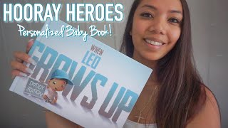 BEST Father’s Day Gift! Hooray Heroes Personalized Baby Book