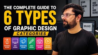 6 Types of Graphic Design Explained | Complete Beginner’s Guide to Graphic Design Categories