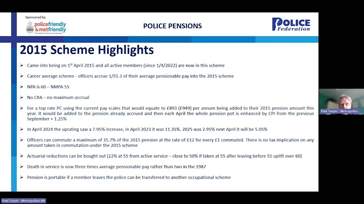 PFEW Webinar - 2015 Police Pension Explained - November 2025